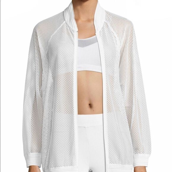 Koral Base Bomber Mesh Jacket White Small - Picture 1 of 7